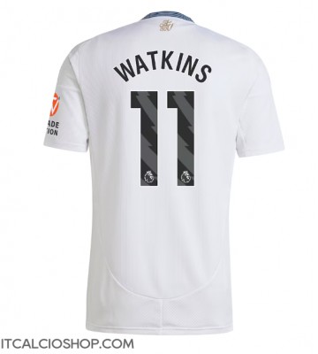 Aston Villa Ollie Watkins #11 Seconda Maglia 2024-25 Manica Corta